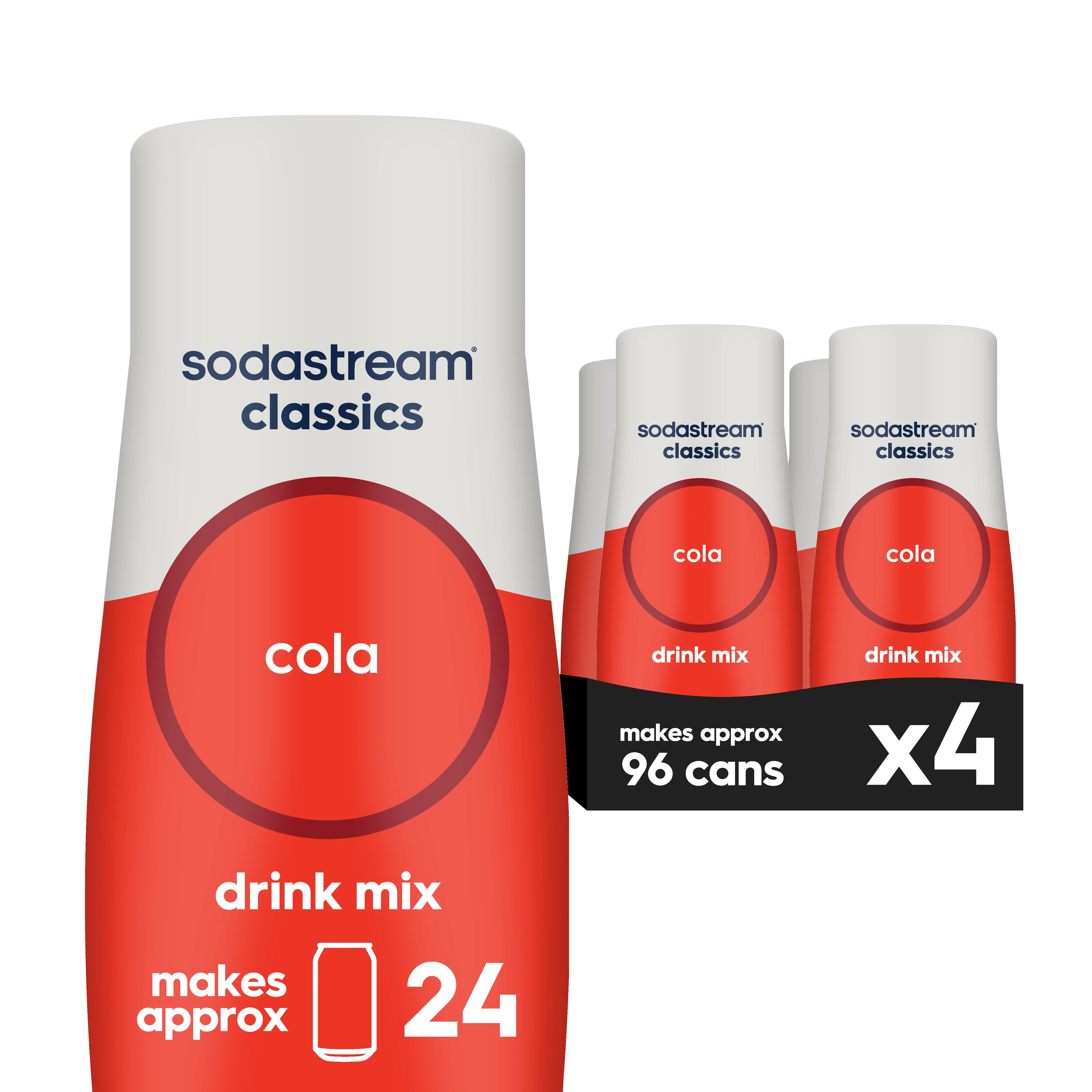 Sodastream Classics® Cola Drink Mix 4 Pack 440ml