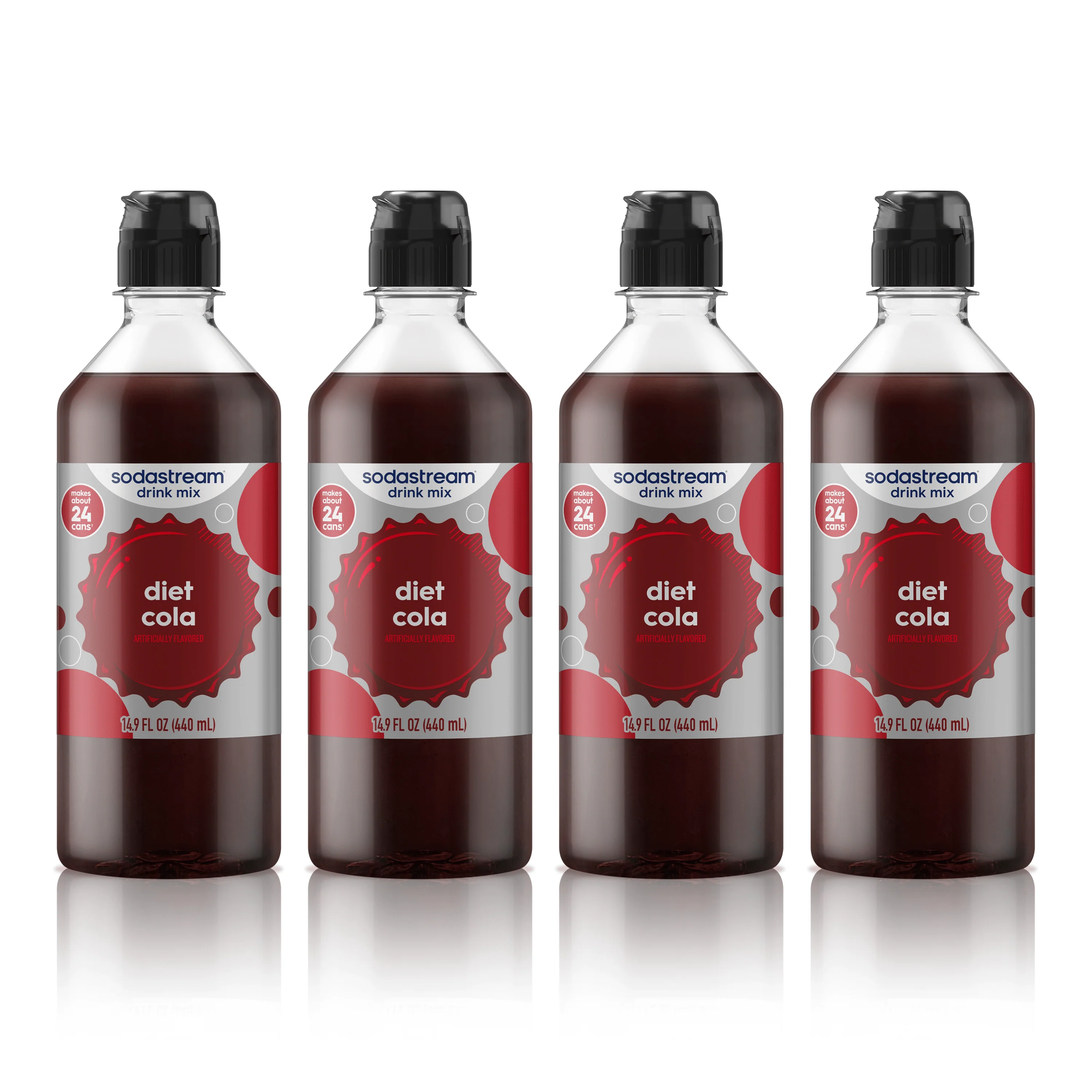 Sodastream Classics® Diet Cola Drink Mix 4 Pack 440ml