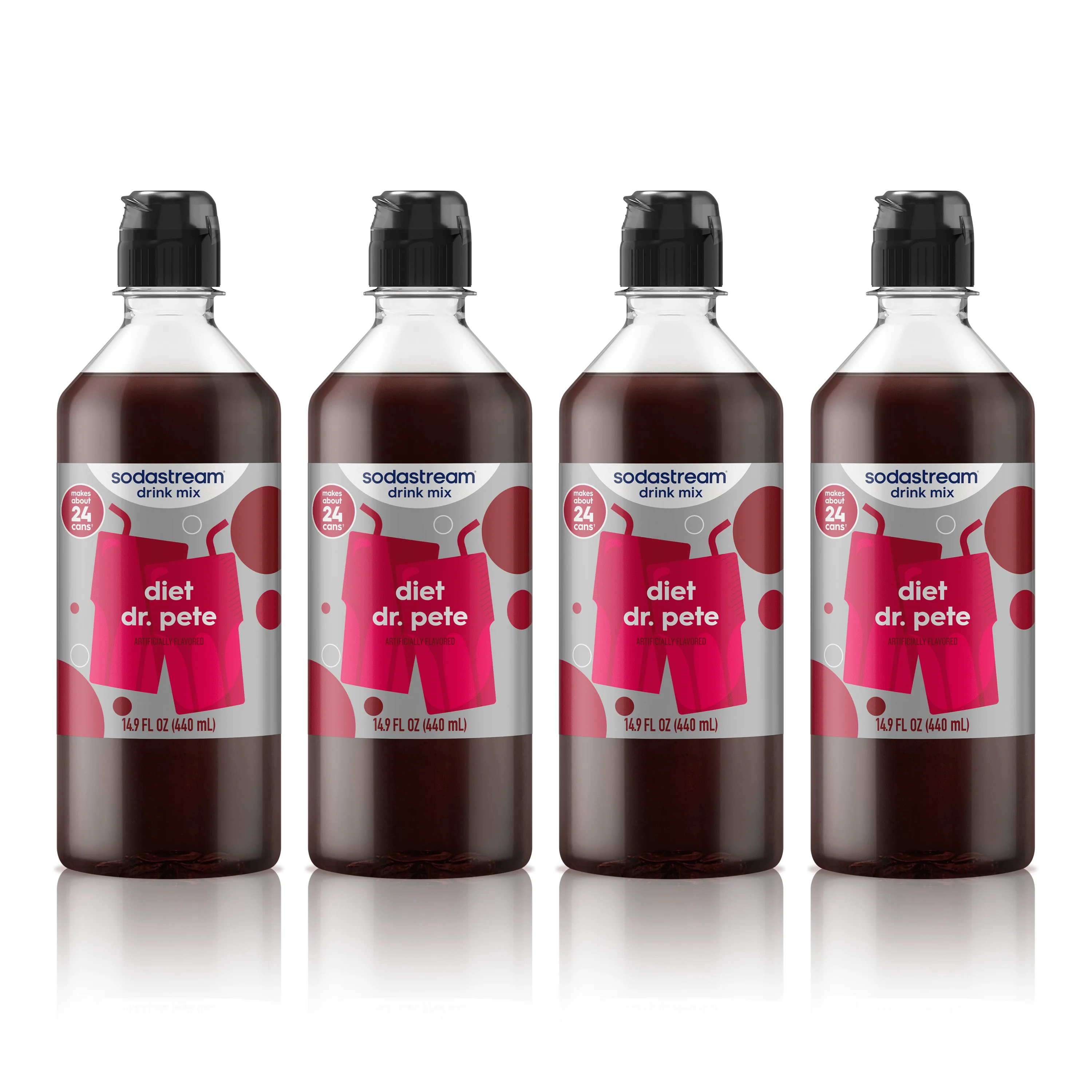 Sodastream Classics® Diet Dr. Pete Drink Mix 4 Pack 440ml