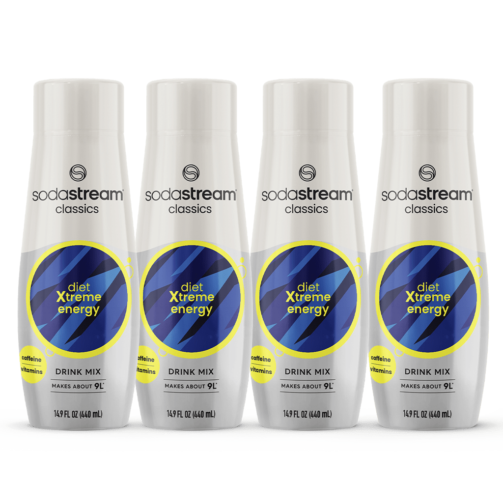 Sodastream ClassicsĀ® Diet Xtreme Energy Drink Mix 4 Pack 440ml