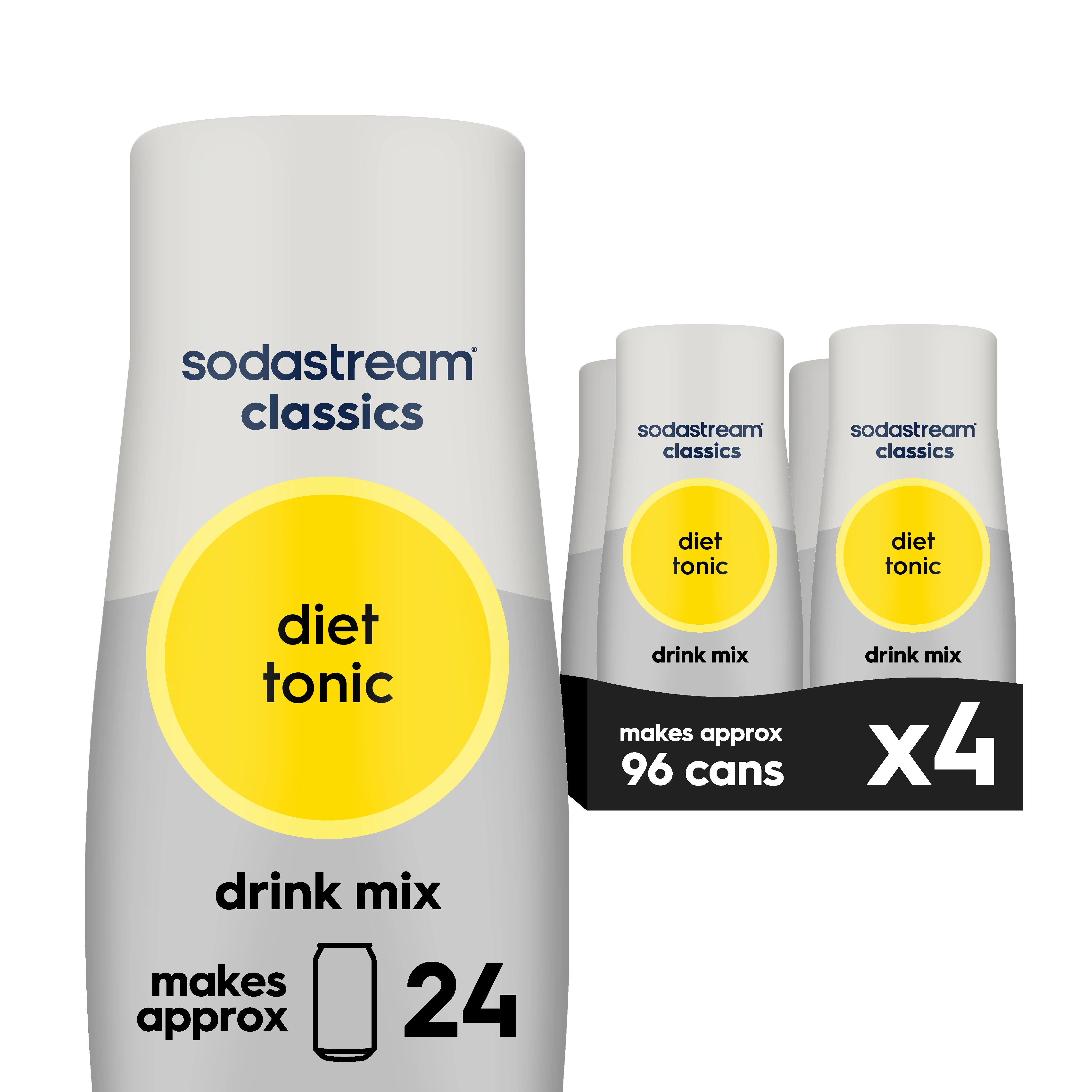Sodastream Classics® Diet Tonic Drink Mix 4 Pack 440ml
