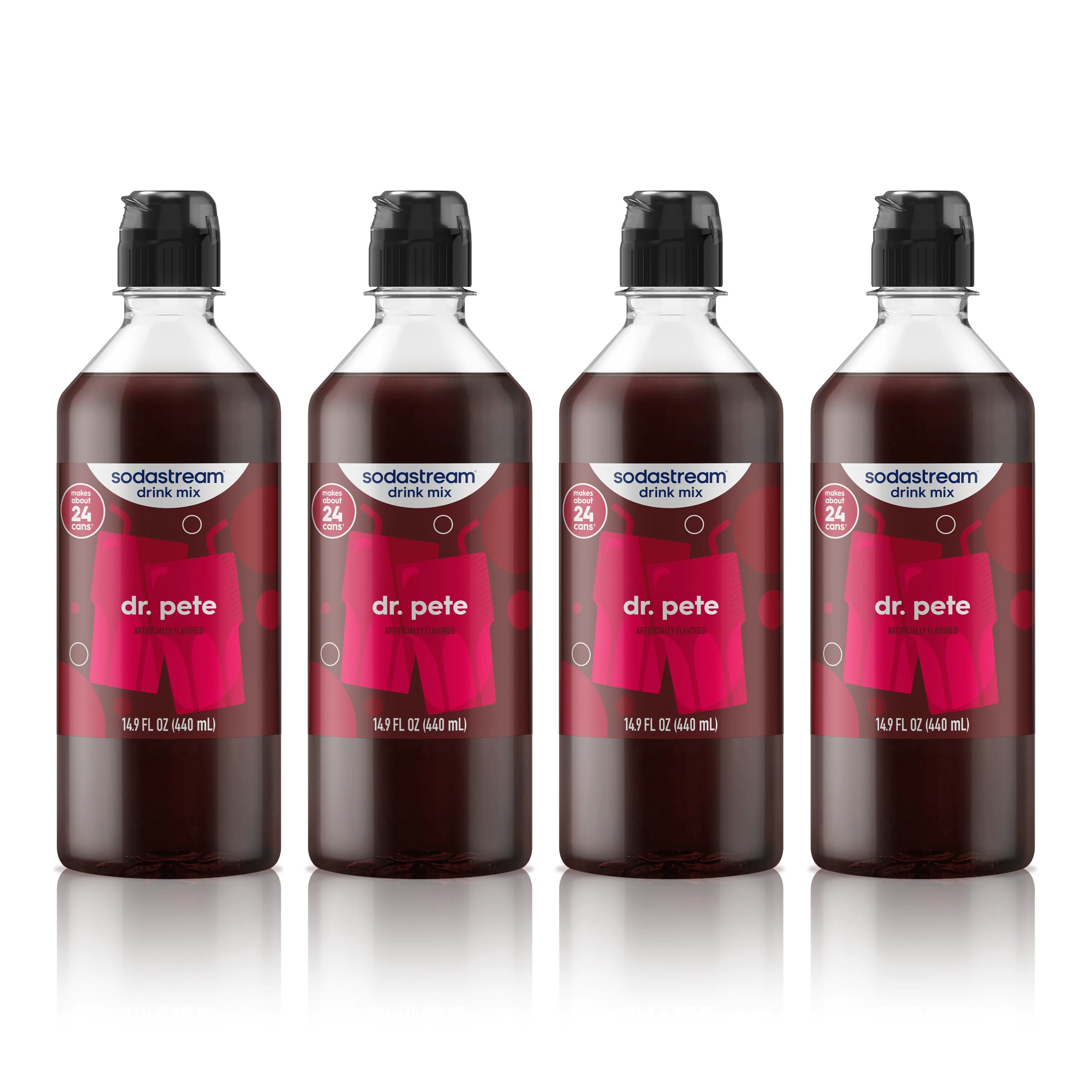 Sodastream Classics® Dr. Pete Drink Mix 4 Pack 440ml