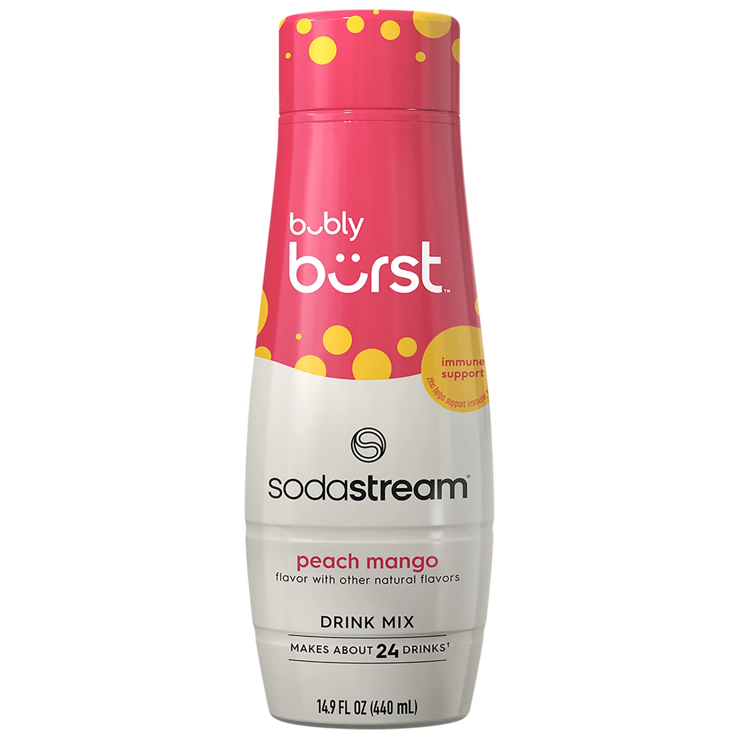 Sodastream bubly burstĀ® Peach Mango Drink Mix 440ml