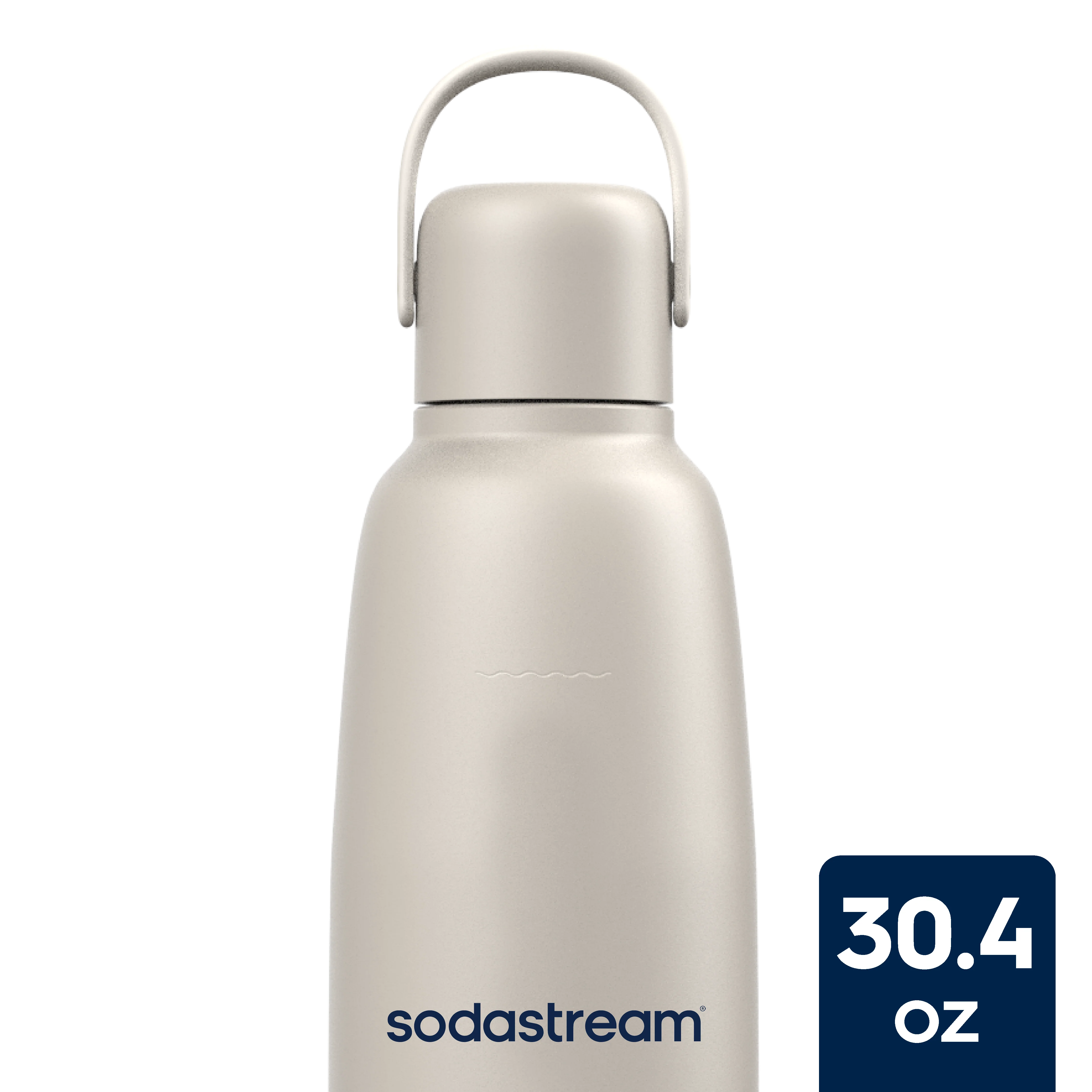 Sodastream Fizz & Go™ Insulated Stainless Steel Bottle Sand 30.4 oz