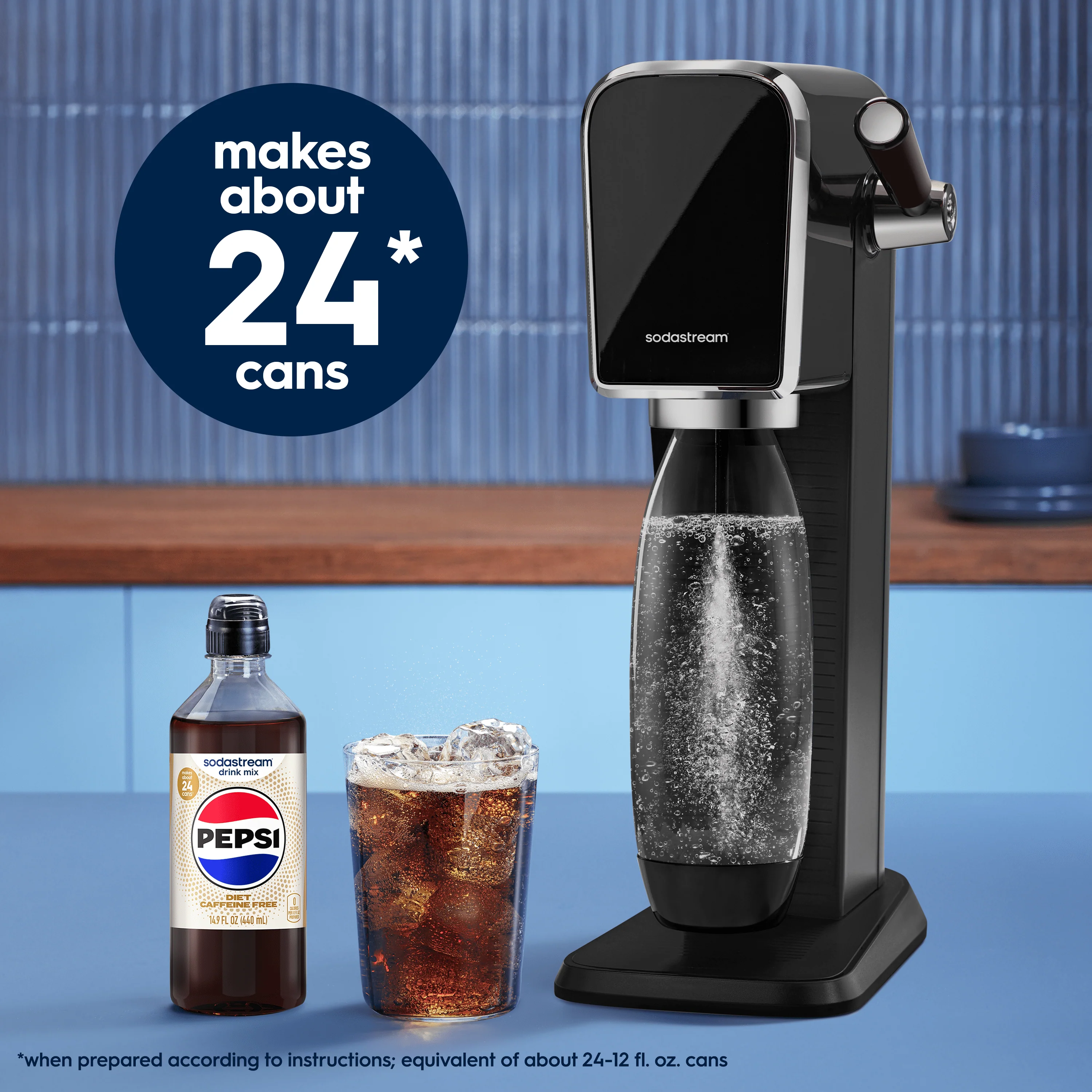 Sodastream Diet Pepsi® Caffeine Free Drink Mix 440ml - Image 2