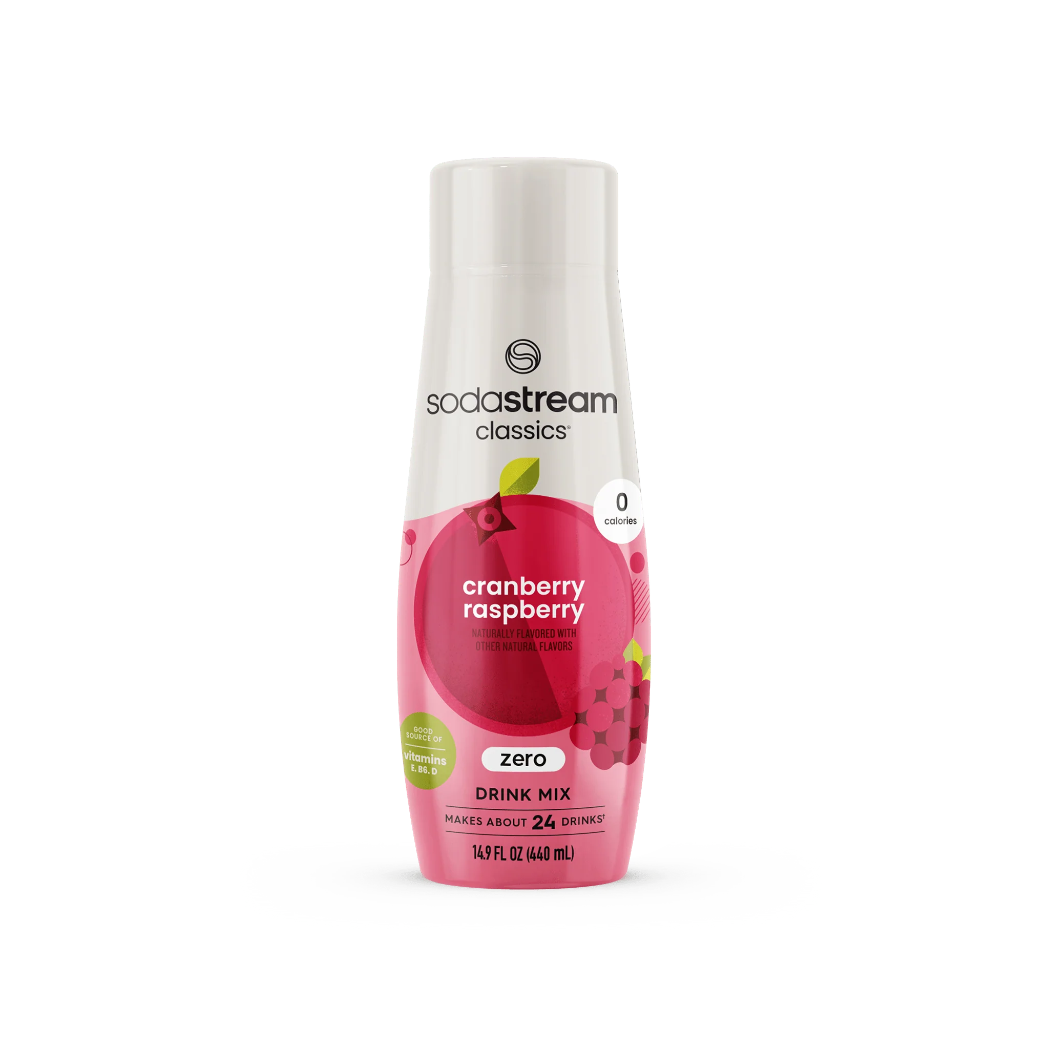 Sodastream Classics® Cranberry & Raspberry Zero Sugar Drink Mix 440ml