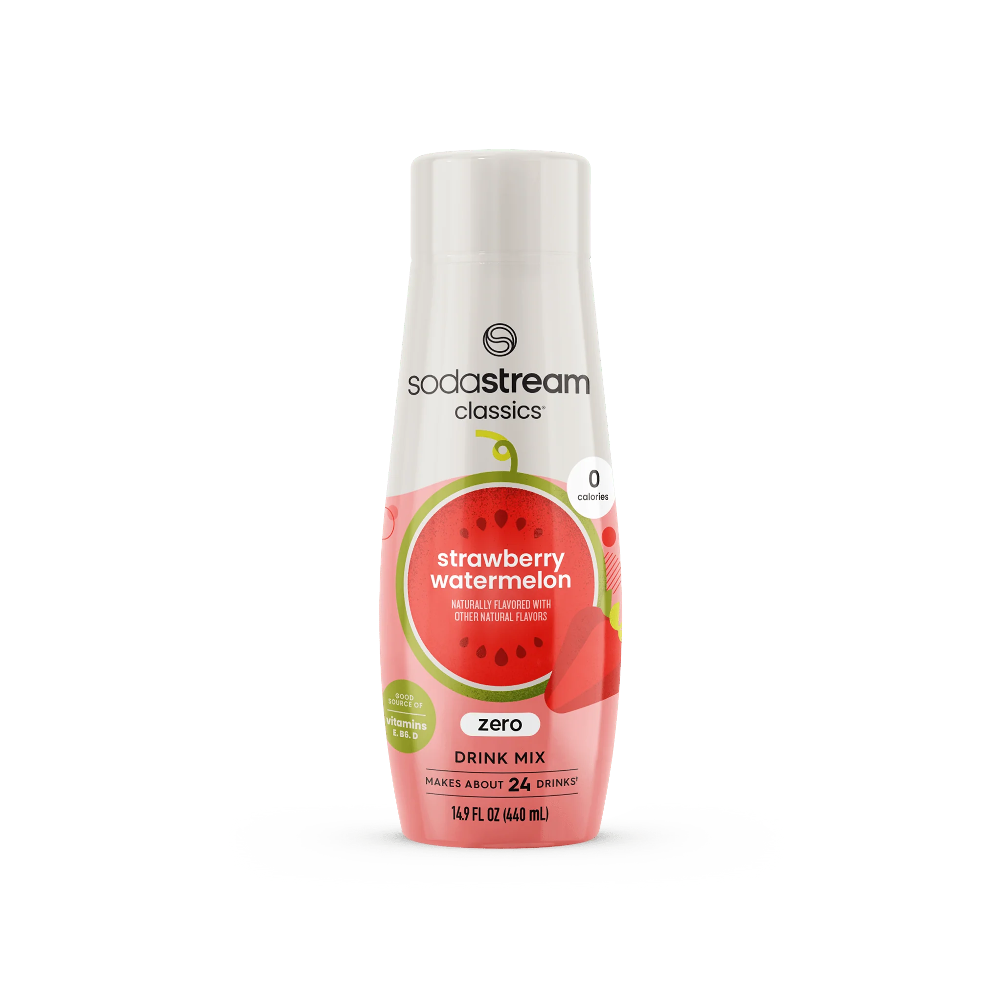 Sodastream Classics® Strawberry & Watermelon Zero Sugar Drink Mix 440ml
